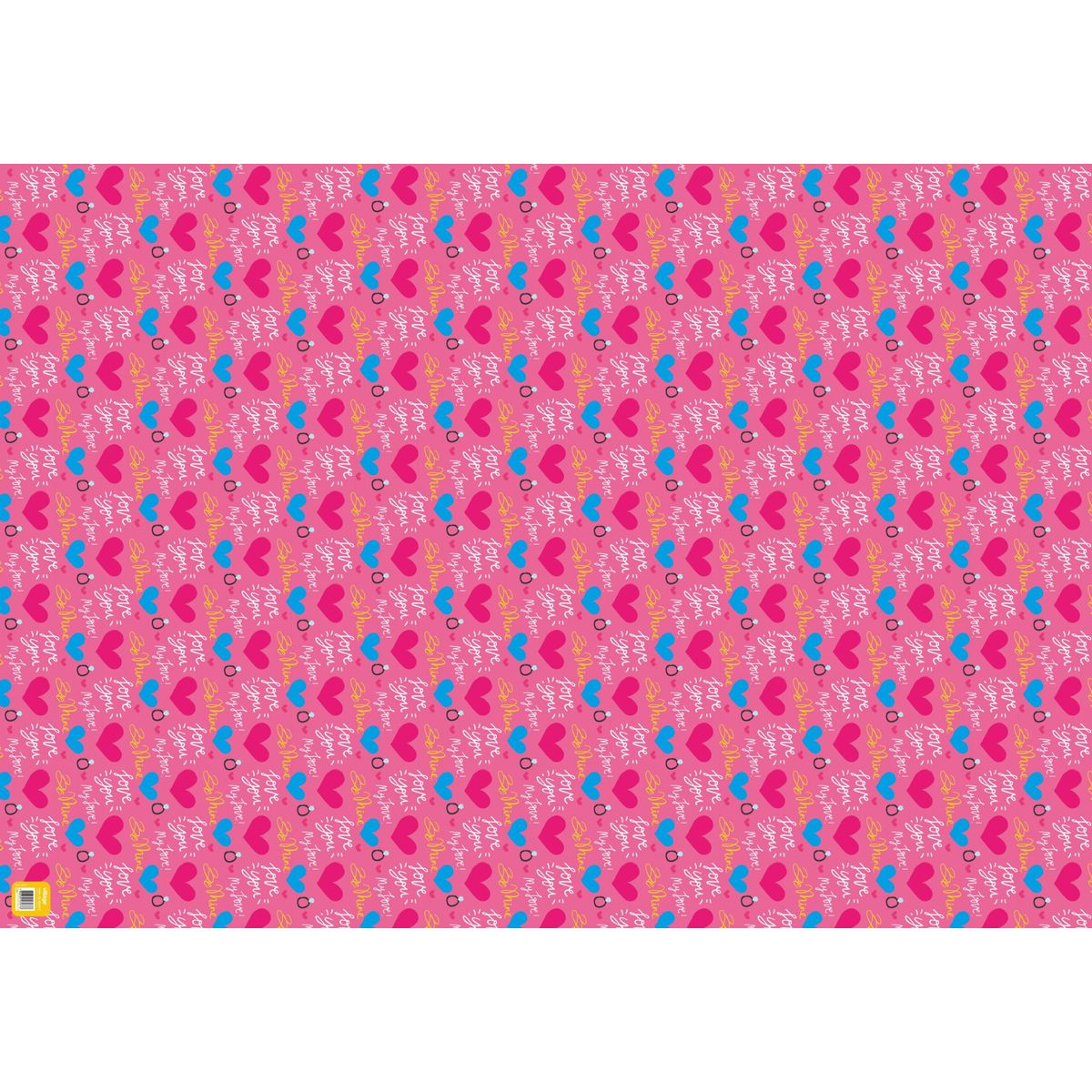 VILLAGE - PAPEL REGALO FLAT AMOR 70X100 VILLAGE