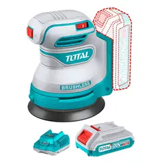 TOTAL TOOLS - Lijadora Roto Orbital 20v 125mm Bat+ Carg Total Trosli20021
