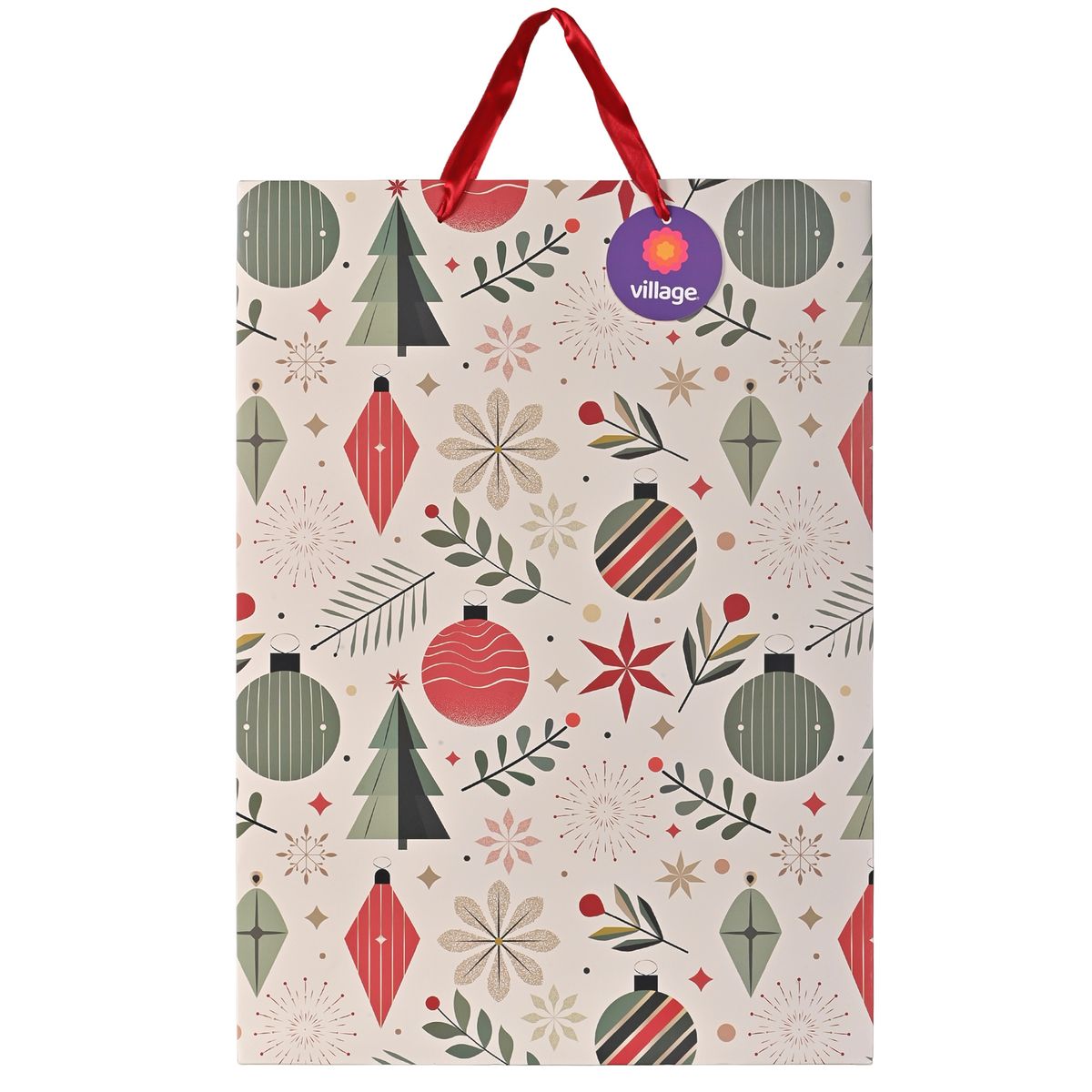 VILLAGE - BOLSA REGALO NAVIDAD XL VILLAGE