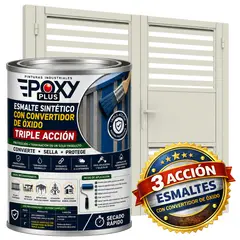 EPOXY - ESMALTE SINTETICO - CONVERTIDOR OXIDO - 1-32 GALÓN - BLANCO PAPIRO