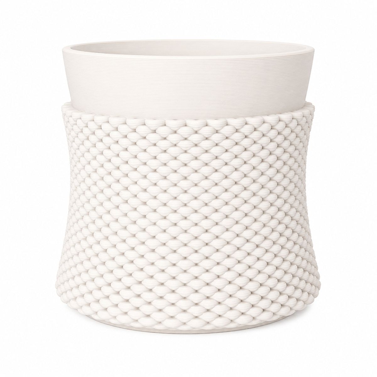 WAKESHOME - Jarrón De Cerámica Para Decoración Florero Texturizado