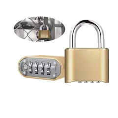 GENERICO - Candado Clave Inoxidable 4 Dígitos Exterior Waterproof,para Puertas, Armarios