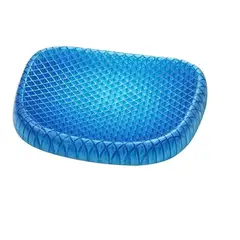 IRM - Cojin Gel Egg Sitter Ortopedico Transpirable Silla Oficina Auto Hogar Alivio Presion Lavable