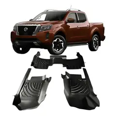 GENERICO - Piso De Calze Perfecto 5D Nissan Np300 2016 -2024 Logotipo