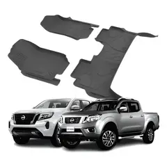 GENERICO - Cubre Pisos Calce Perfecto Nissan Navara Np300 - 3 Piezas