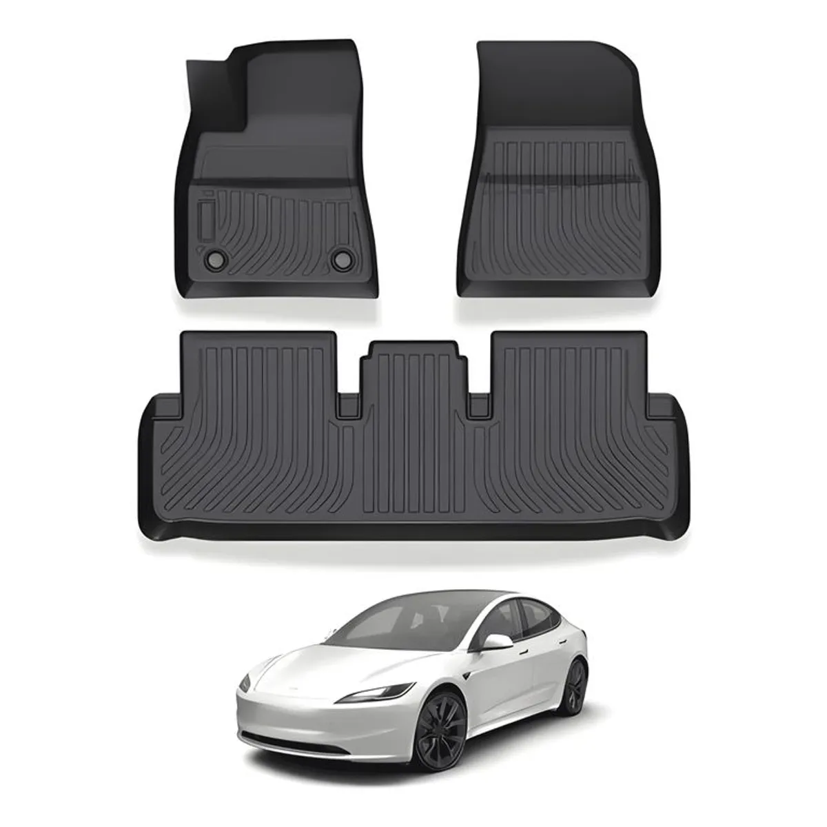 GENERICO - Piso Rigido Bandeja Calce Perfecto Tesla Model 3 Del 2024