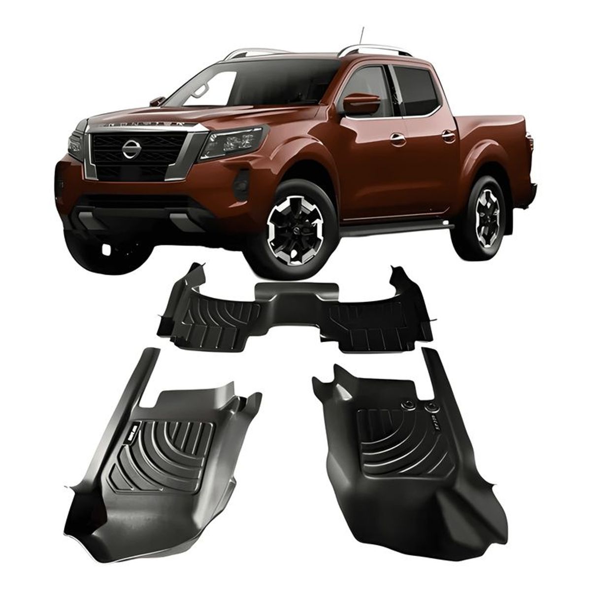 GENERICO - Piso De Calze Perfecto 5D Nissan Np300 2016 -2024 Logot 824