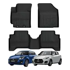 GENERICO - Cubre Pisos Calce Perfecto Suzuki Swift - 3 Piezas