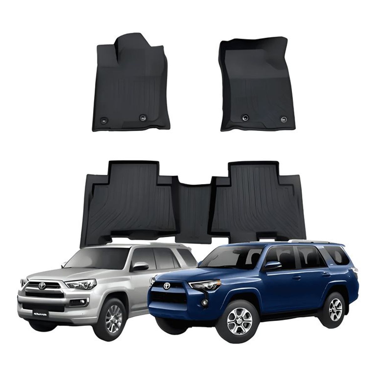 GENERICO - Cubre Pisos Calce Perfecto Toyota 4runner - 3 Piezas