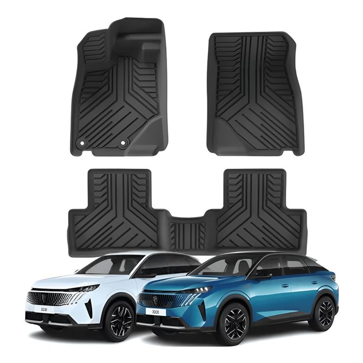 GENERICO - Pisos Calce Perfecto Peugeot 3008 Gt PHEV 2025+ 3 Piezas