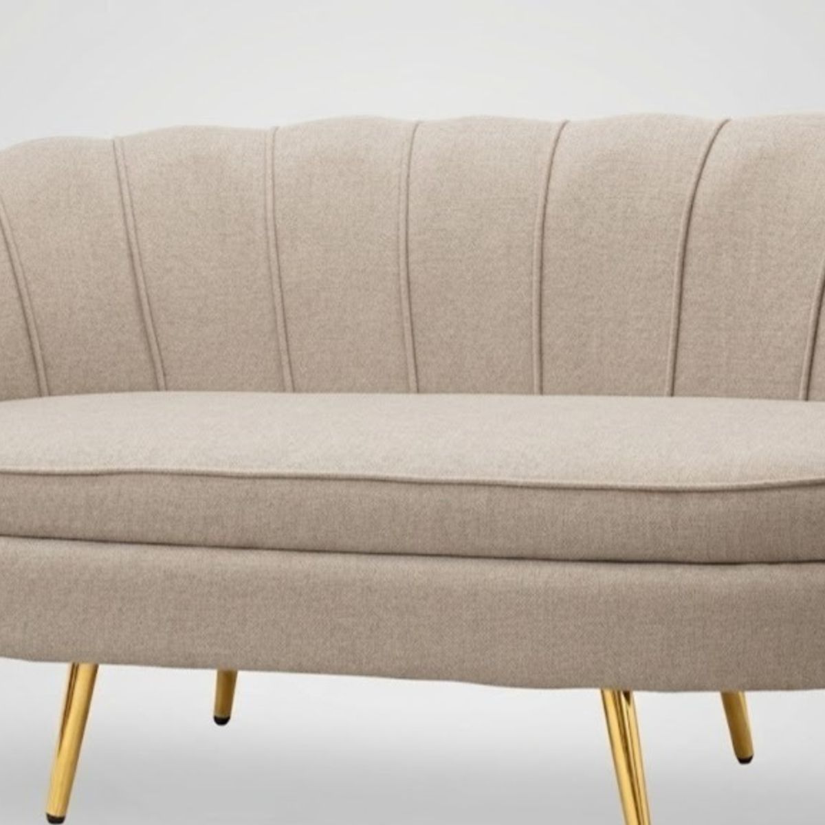 CORI CORI - Sofa Flor 3 Cuerpos Base Gold
