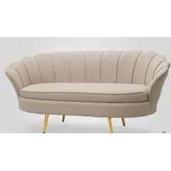 CORI CORI - Sofa Flor 3 Cuerpos Base Gold