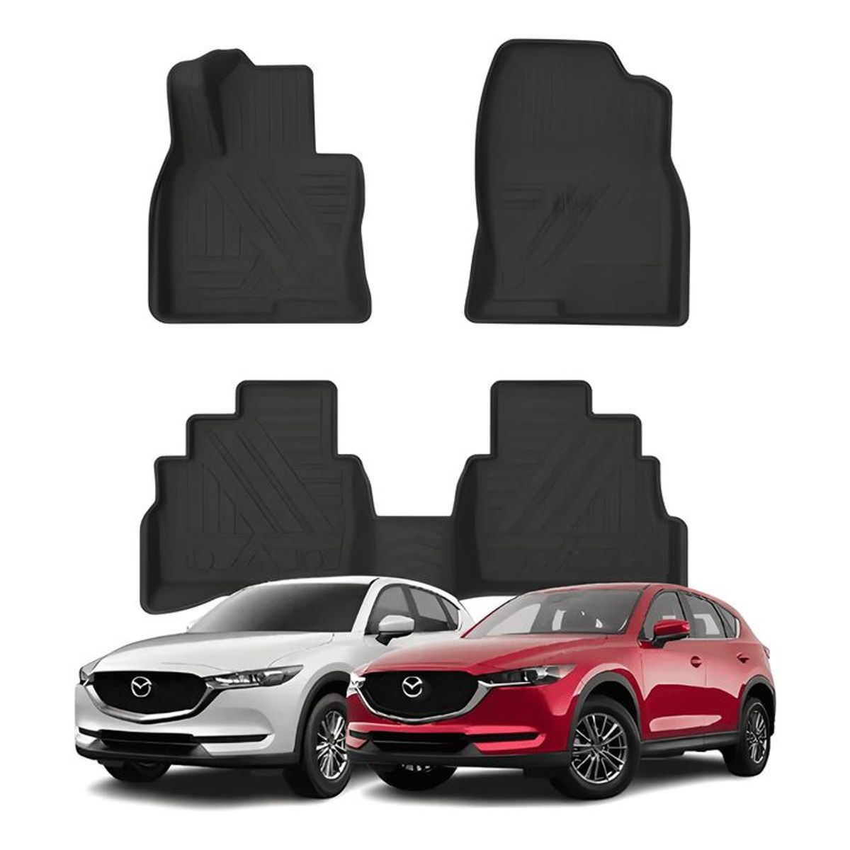 GENERICO - Cubre Pisos Calce Perfecto Mazda Cx5 - 3 Piezas