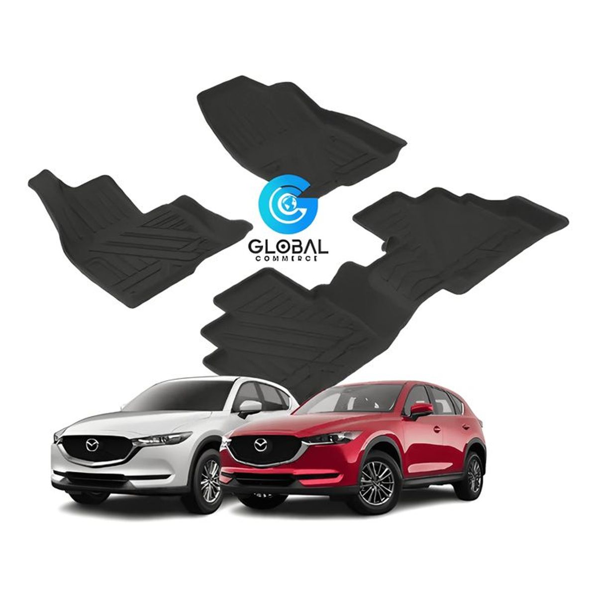 GENERICO - Cubre Pisos Calce Perfecto Mazda Cx5 - 3 Piezas