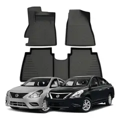 GENERICO - Set De Pisos Calce Perfecto Nissan Versa 2015 a 2019
