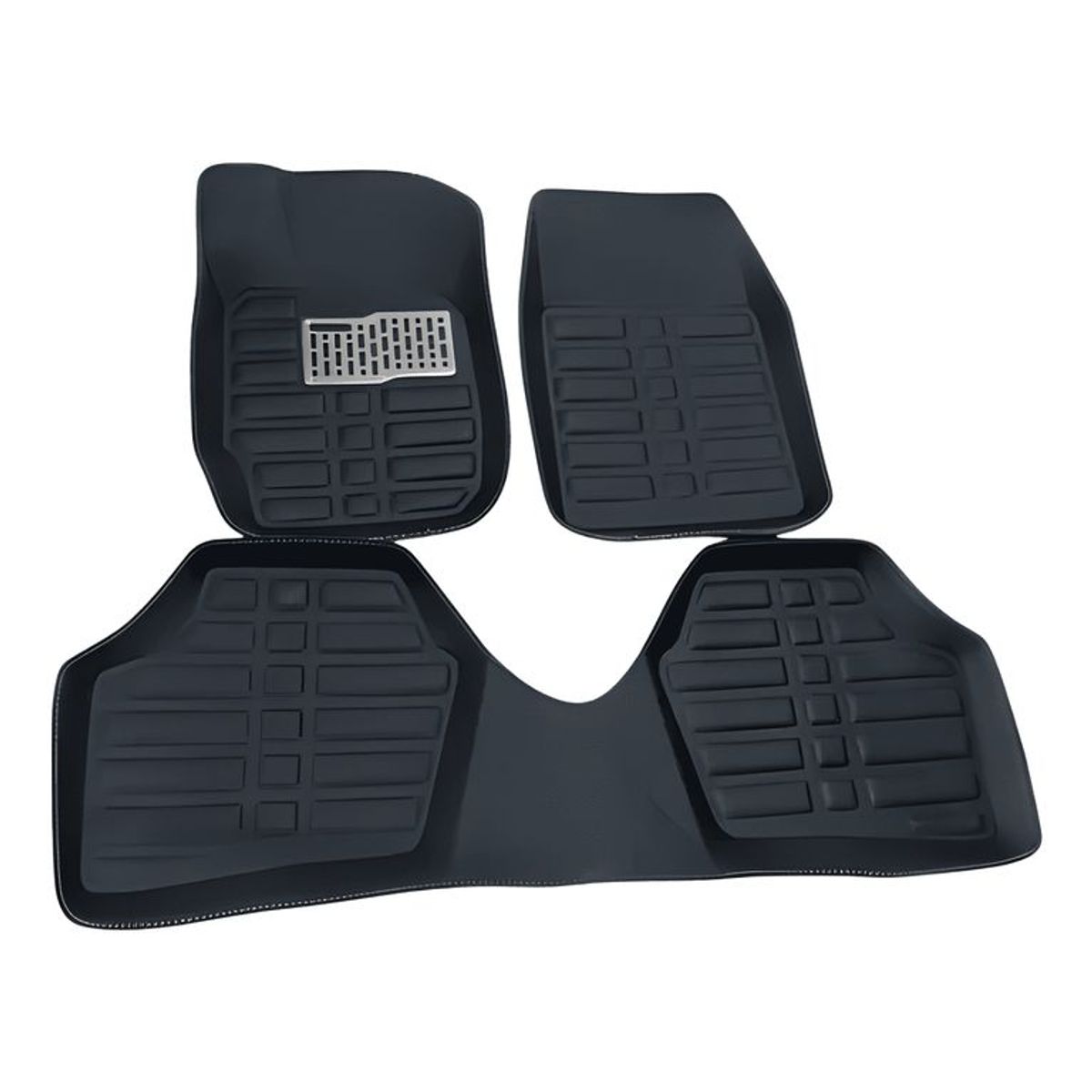 GENERICO - Set De Alfombras Pisos Tapetes Para Autos y SUV 3 Piezas