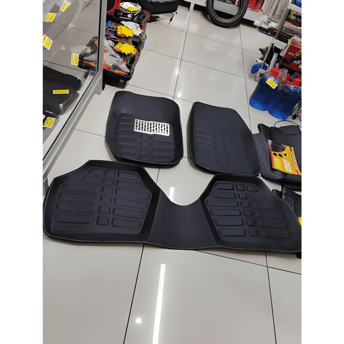 GENERICO - Set De Alfombra Pisos Tapetes Universal Tipo Bandeja Camello