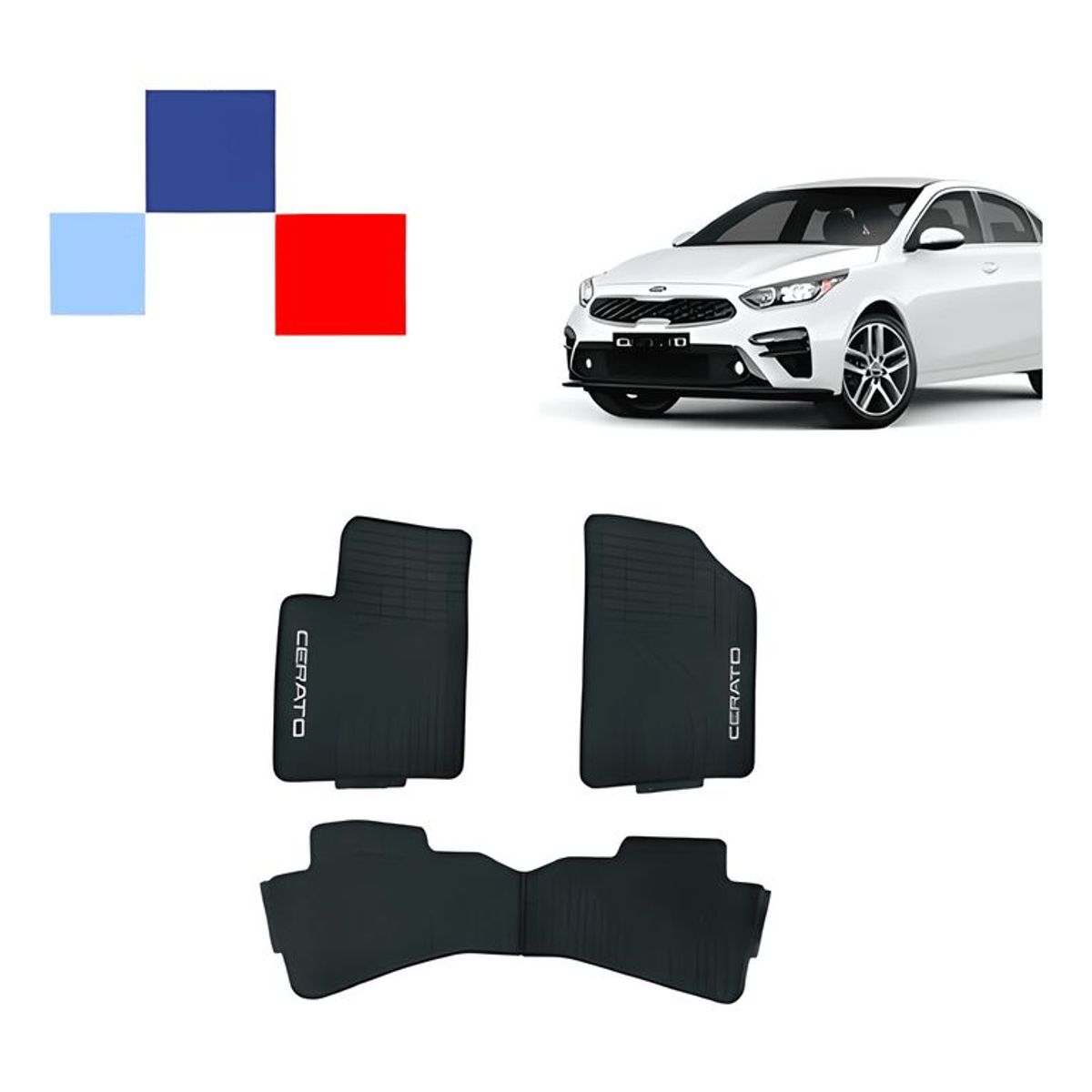 GENERICO - Piso De Goma Kia Cerato 2019-21 202