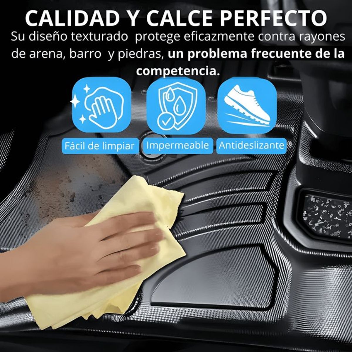 GENERICO - Pisos Calce Perfecto Para Mitsubishi l200 2019 Al 2023 246