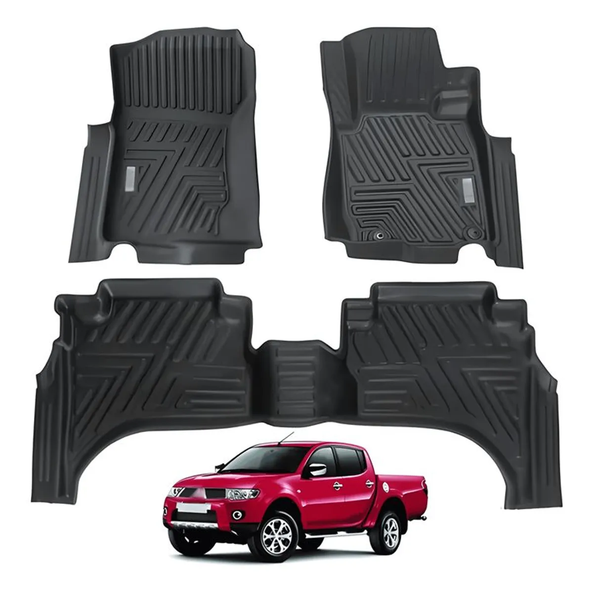GENERICO - Pisos Calce Perfecto Para Mitsubishi l200 2019 Al 2023 259