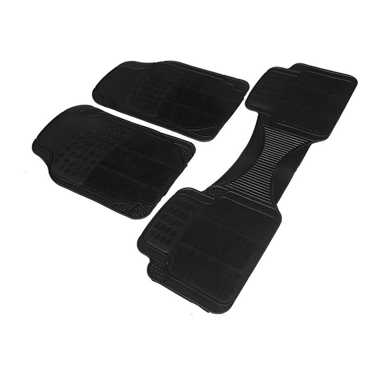 GENERICO - Alfombra Piso De Goma Auto Universal 3 Piezas Camello 366