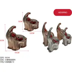 GENERICO - Decoracion (FORMA DE ELEFANTE) 39249