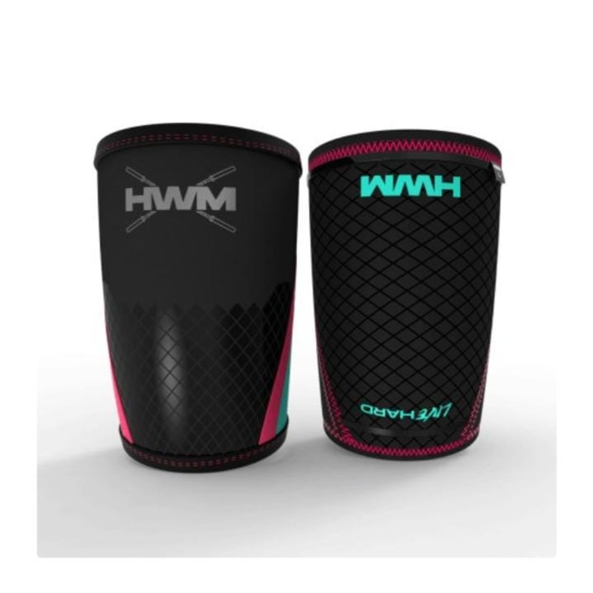 HWM - Rodilleras de Neopreno XBarbell 5mm FullColor Talla L  HWM