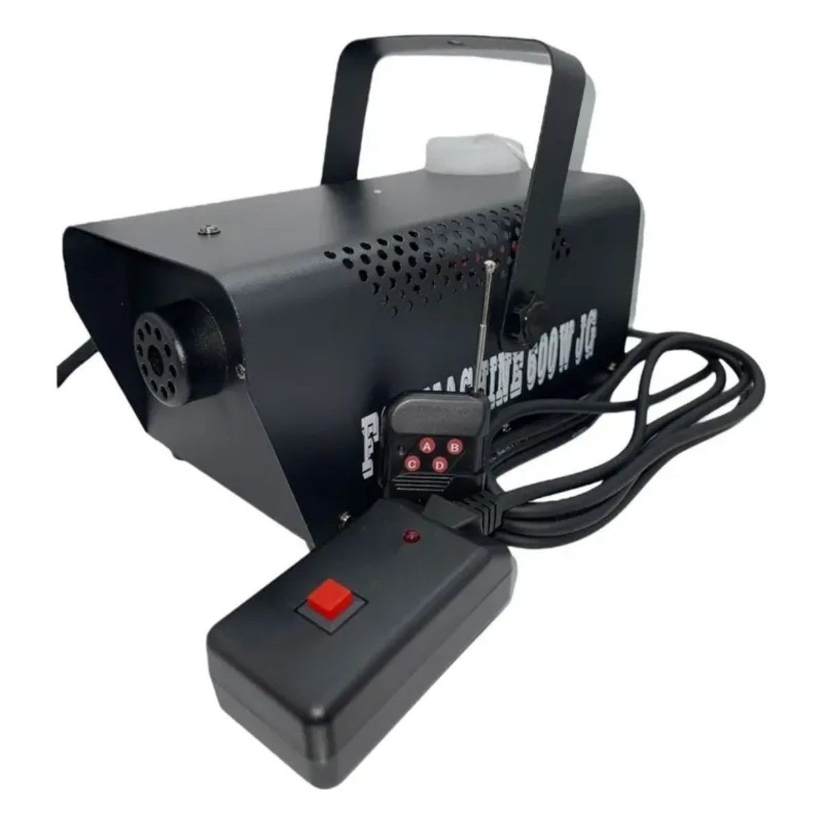 GENERICO - Maquina De Humo Para Fiestas Con Control 600w Color Negro BELUG