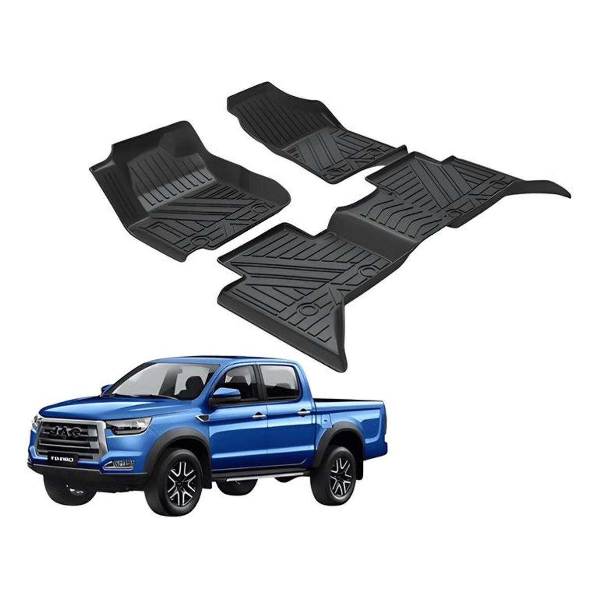 GENERICO - Kit Pisos rígidos Calce Perfecto Jac t8 2020 - 2023