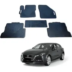GENERICO - Piso Alfombra De Goma 3D Para Mazda 3 Calce Perfecto