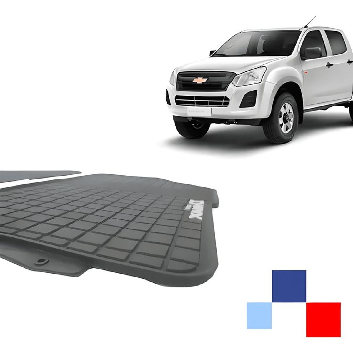 GENERICO - Piso De Goma Chevrolet Dmax 2015