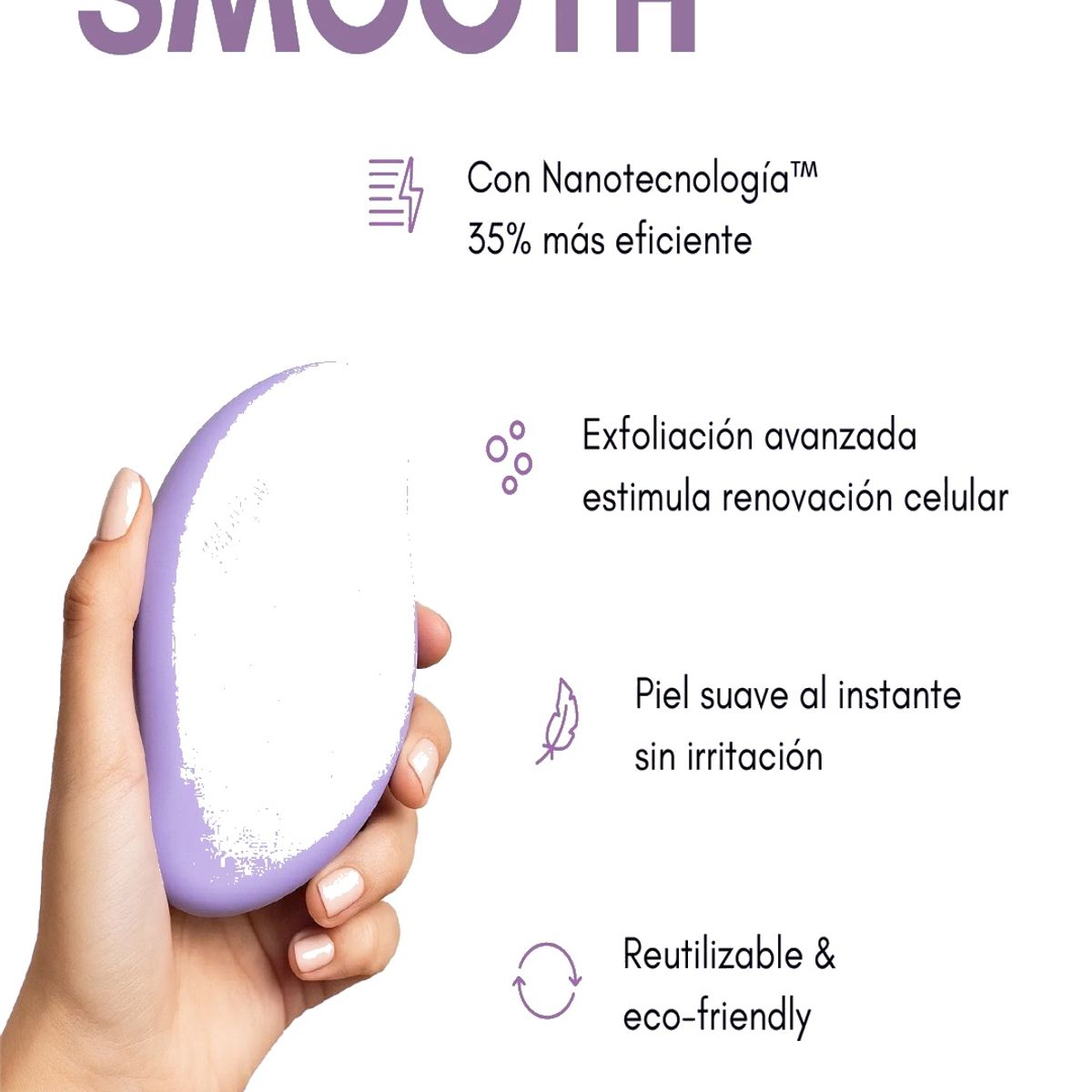 REBEL - Rasuradora de Cristal Smooth Black