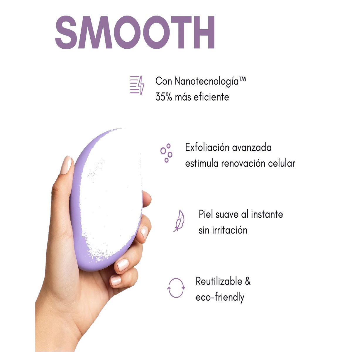 REBEL - Rasuradora de Cristal Smooth Black