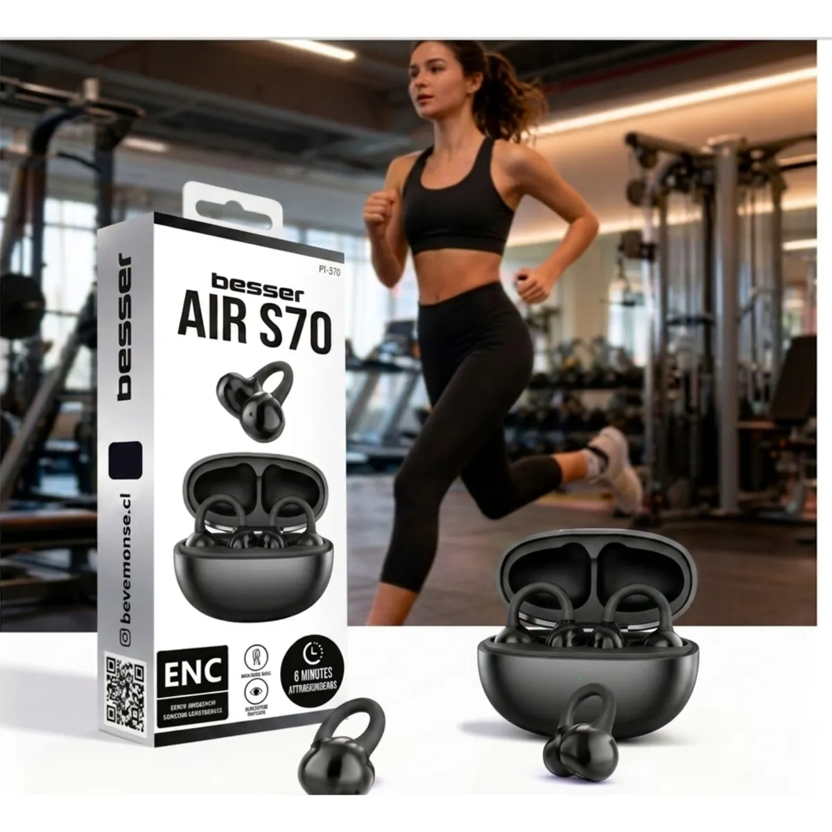 GENERICO - Audifonos Besser Airpod S70 Blanco
