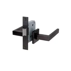 GENERICO - Cerradura de embutir función simple paso Stärk Design MIKA Negro