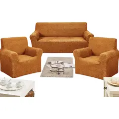 GENERICO - Fundas 3+1+1 Para Sofa Turco Sin Faldon Juego Completo