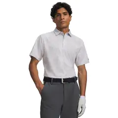UNDER ARMOUR - Polera MC UA Armourdry Printed Gris Hombre