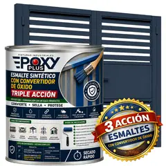 EPOXY - ESMALTE SINTETICO - CONVERTIDOR OXIDO - 1-16 GALÓN - AZUL GRISÁCEO