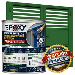 EPOXY - ESMALTE SINTETICO - CONVERTIDOR OXIDO - 1-16 GALÓN - VERDE HOJA