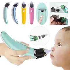 GENERICO - Aspirador Nasal Eléctrico para Bebe Niño Limpiador Nasal Verde
