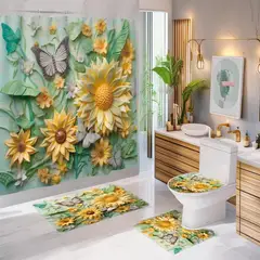 GENERICO - Set De Baño De 4 Piezas Diseño4