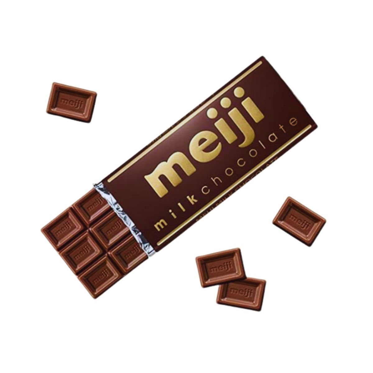 GENERICO - Barra Chocolate Leche Meiji 50 Gr
