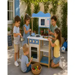 GENERICO - Cocina Infantil de Madera Estilo Moderno