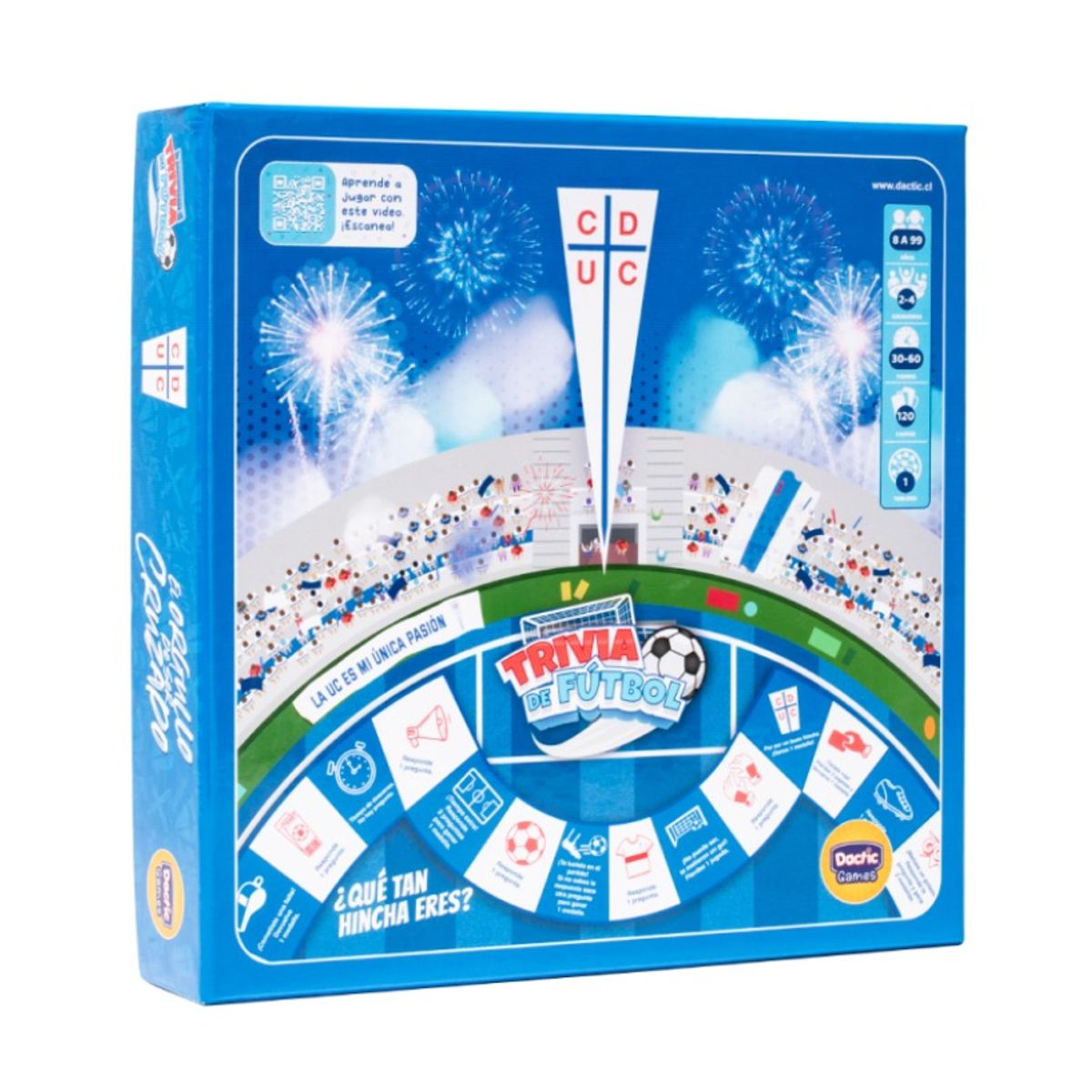 DACTIC - Juego de Mesa Trivia de Futbol Universidad Católica