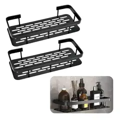 GENERICO - Organizador Ducha Negro Repisa Para Ducha Multiuso