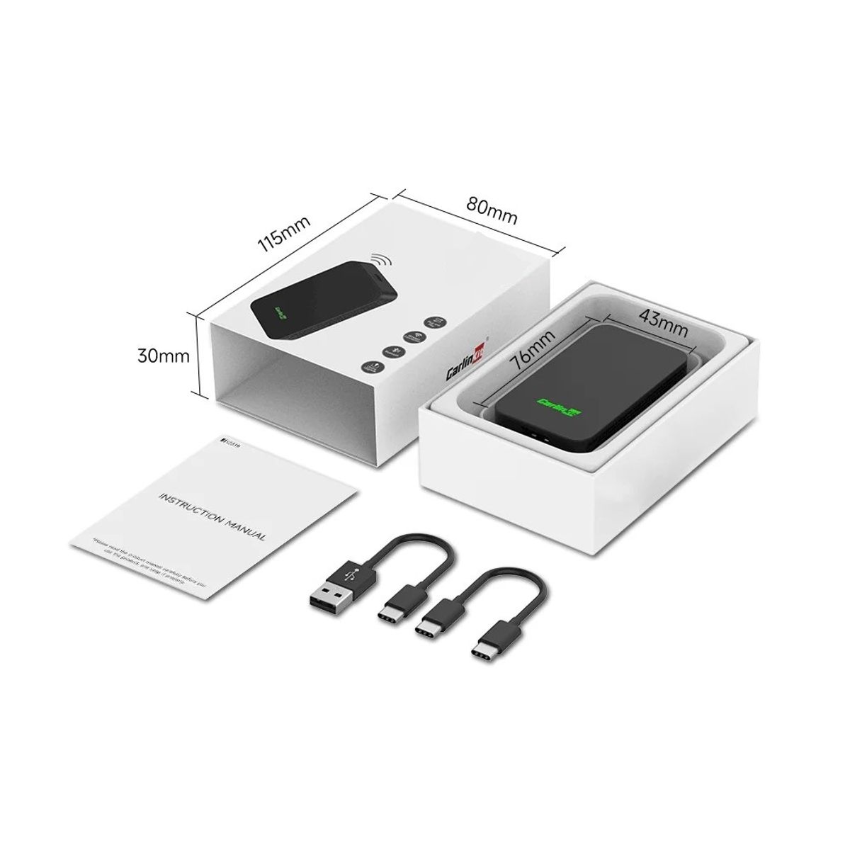 GENERICO - Carlinkit C2air Android Auto Y Car Play Inalabrico 2026