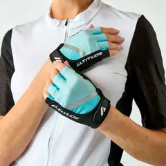 ALTITUDE - Guante ciclismo mujer MTB Short finger verde