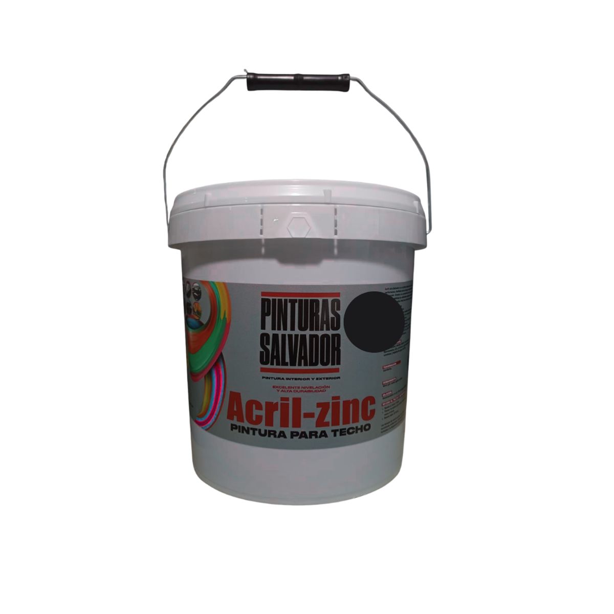 GENERICO - GALÓN ACRIL ZINC NEGRO 4lts