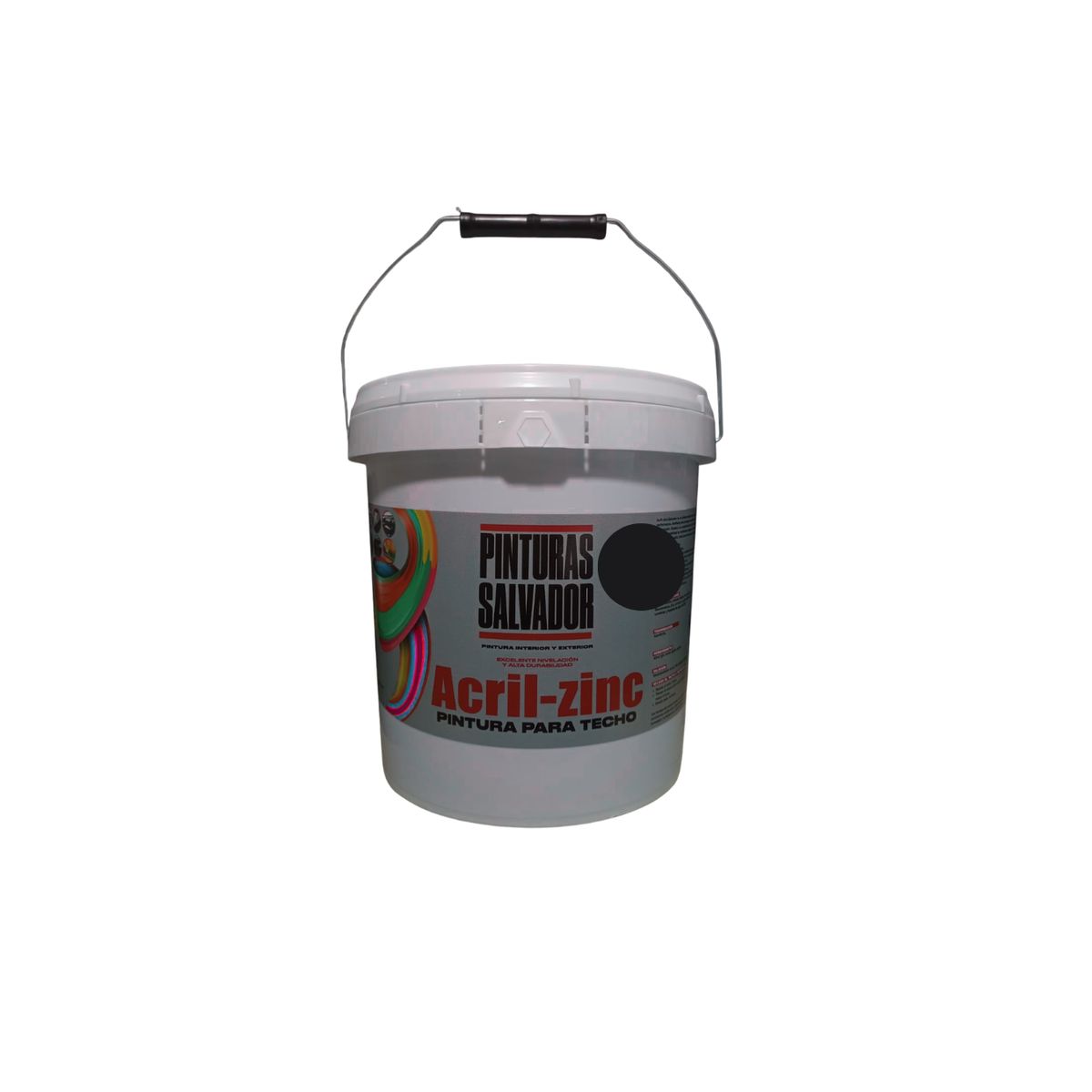 GENERICO - GALÓN ACRIL ZINC NEGRO 4lts