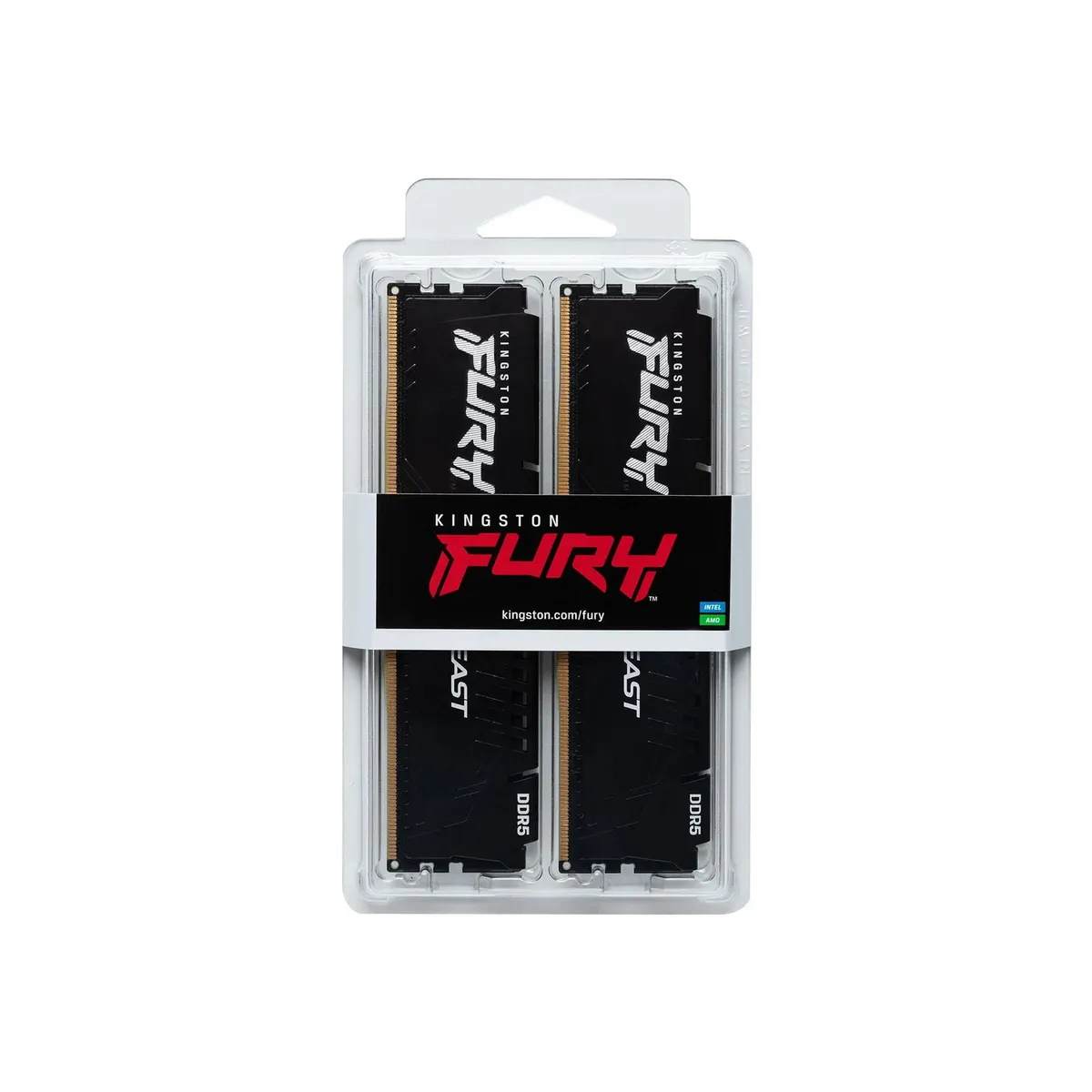 KINGSTON - DIMM 32 GB (Kit 2 x 16GB) DDR5 5600MT/s Kingston Fury Beast